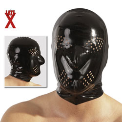
Latex Mask with Perforations