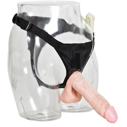 Vibro Ultra Harness 2 and Plug with 8 Inch Vibrating Cock