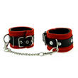 Red Suede Leather Wrist Cuffs