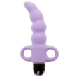Unisex Vibrator with Ribbed Shaft