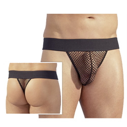 Mens Fishnet G-String