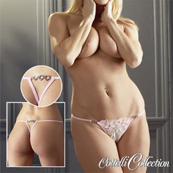 Pink Flower G-String