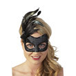 Black sequined mask