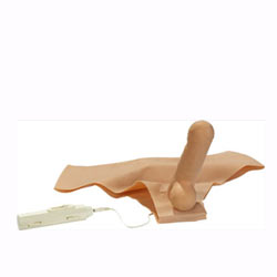 Pants with P Shape Vibrator