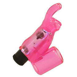 
Silicone Rabbit Mini Vibrator Finger Sleeve