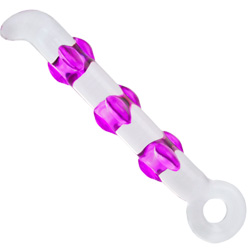 Toy Joy Glass Worxx G-Spot Gemstone Purple
