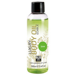
Shiatsu Luxury Edible Body Oil – Lime