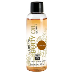 
Shiatsu Luxury Edible Body Oil – Cinnamon