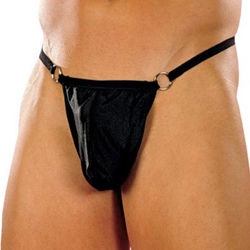 Pouch with Rings Black