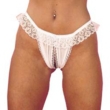 Satin Open Crotch Brief