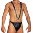 Leather Brief with Straps