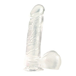 
Dong with Suction Cup Clear 6 inch