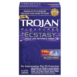
Trojan Ecstasy Condoms 10 Pack
