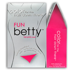 
Fun Pink Betty Colour for the hair down there kit