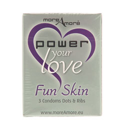 
More Amore Fun Skin Condoms 3 Pack