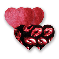 
Nippies Pasties – Red Hot Lips Heart