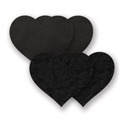 
Nippies Pasties – Basic Black Heart