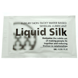 
Liquid Silk Water Based Lubricant 10ML Sample
