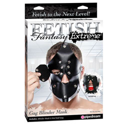 Fetish Fantasy Extreme Gag Blinder Mask