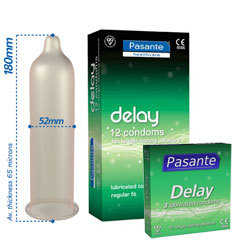 
Pasante Delay Condoms 12 Pack