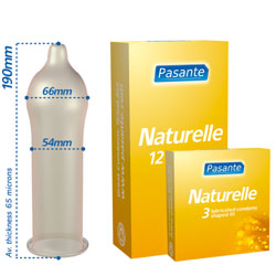 
Pasante Naturelle Condoms 3 Pack
