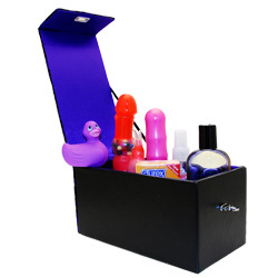 
Devine Toy Box Purple Lace Overlay