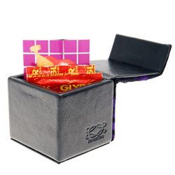 
Devine Condom Cube Purple Lace Overlay