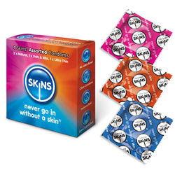 
Skins Condoms Assorted 4 Pack
