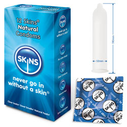 
Skins Condoms Natural 12 Pack