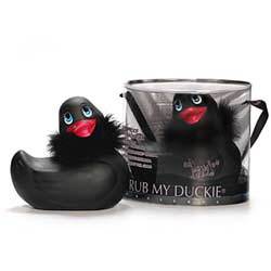 
I Rub My Paris Duckie (Black)