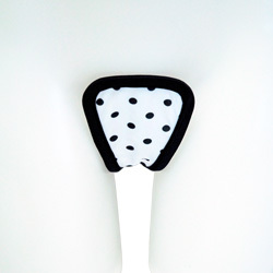 
C-string Invisible Underwear – White with Black Polka Dots
