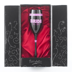
Black Champagne Flute – Bride To Be