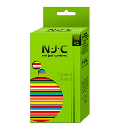 NJC Pack of 16 Dotted Condoms