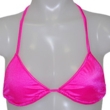 C-string Triangle Bikini Top Neon Pink