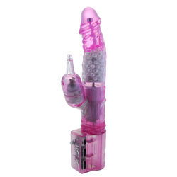Jelly Krystal Pink Squirmy Vibrator