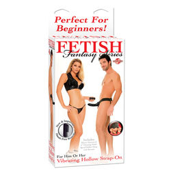 Fetish Fantasy Series Vibrating Hollow Strap On