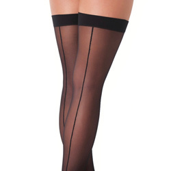 
Black Sexy Stockings with Seam