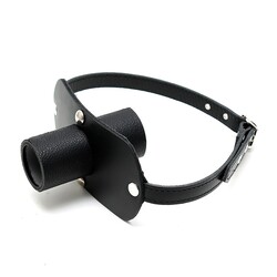 
Leather Gag with Urine Tube