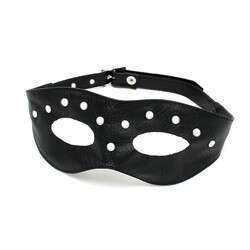 Leather Open Eye Mask with Rivets