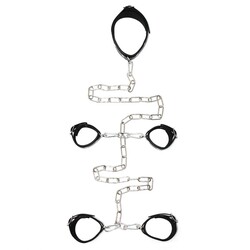 
Leather Female Hand and Foot Cuffs