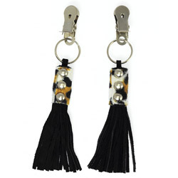 
Nipple Clamps with Animal Print