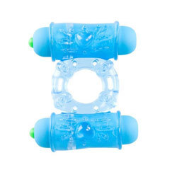 Double Vibrating Bullet Ring