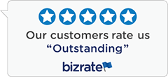 Our customers rate us: Outstanding - Bizrate